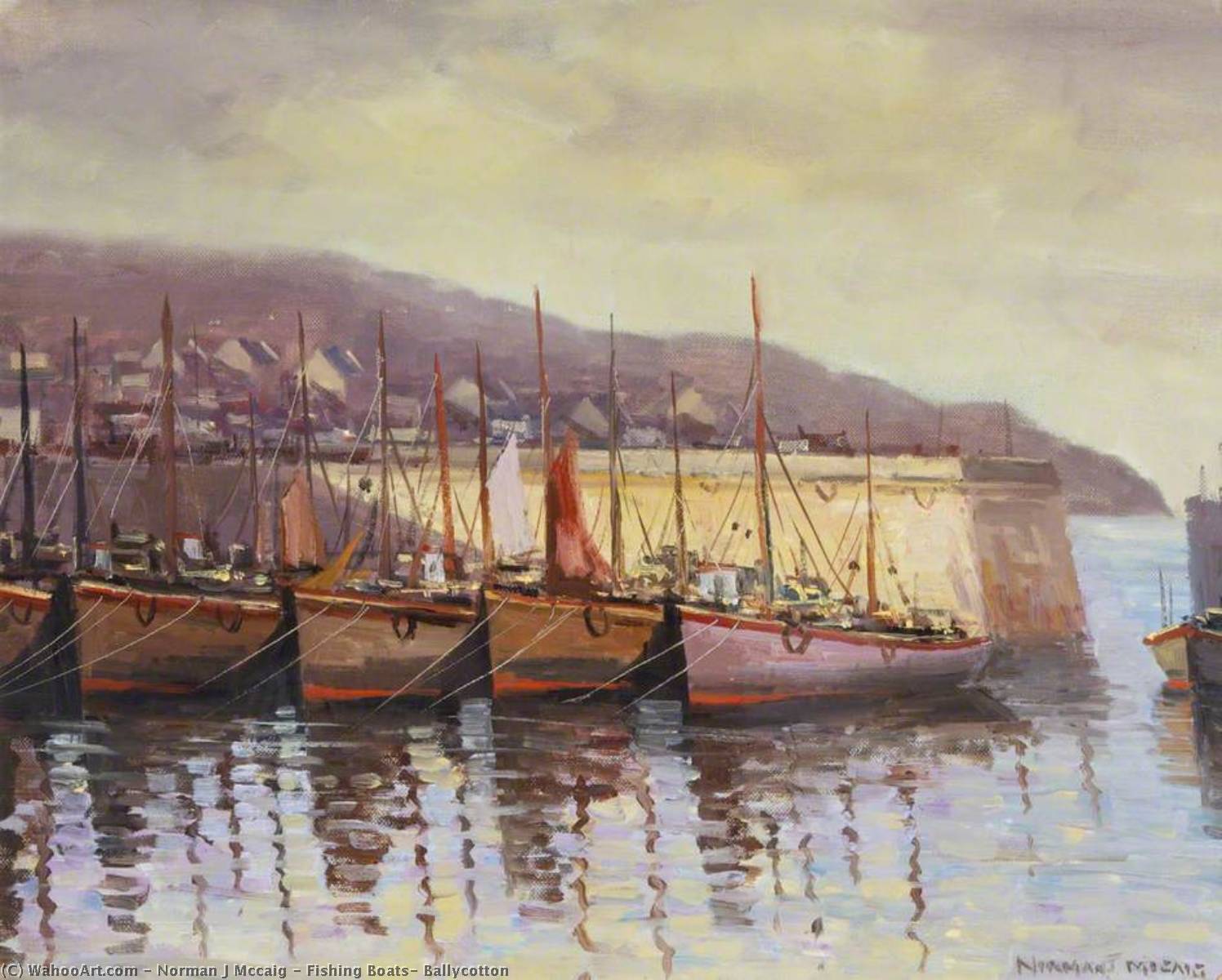 Fishing Boats, Ballycotton — Norman J Mccaig