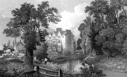 The Moat Of Ongar Castle And Castle House — William Henry Bartlett