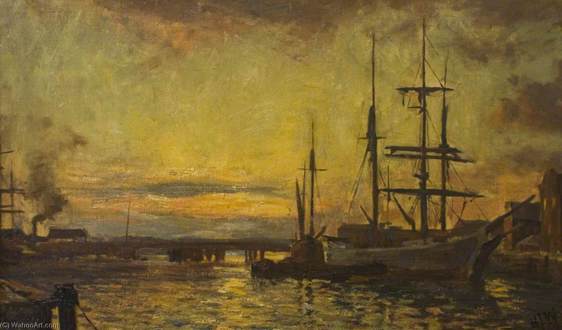 Shipping At Poole — Henry Joseph Wood