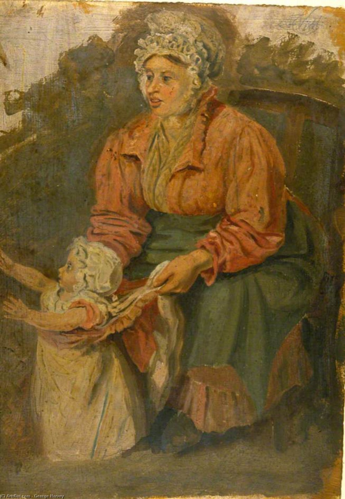 Woman And Child — George Harvey