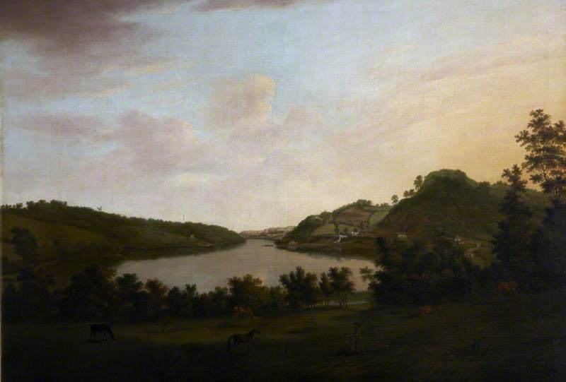 The River Plym And Saltram Wood — William Tomkins