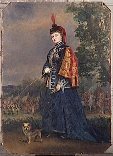 Portrait De Mlle H. Schneider, Artiste Dramatique, Dans Le Rôle De La Grande Duchesse De Gérolstein — Perignon Alexis Joseph