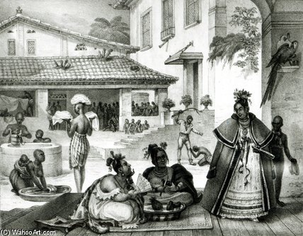 Interior Of A Cigganos House — Jean-baptiste Debret