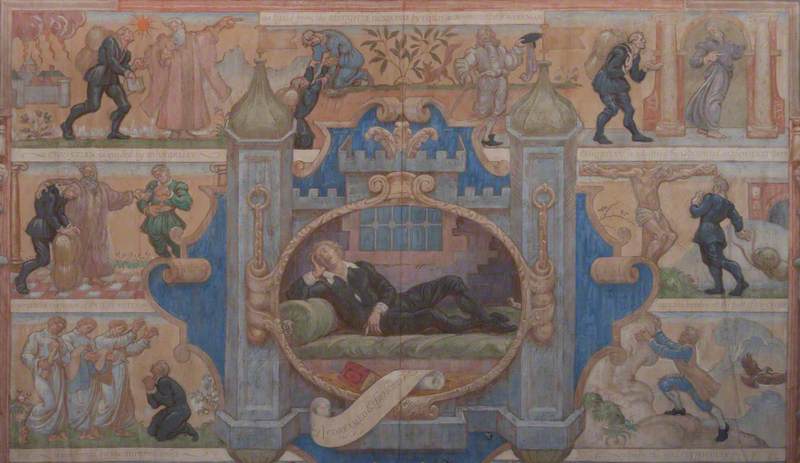 John Bunyan's 'the Pilgrim's Progress' 'i Dreamed And Behold…' (detail) — Brian Dick Lauder Thomas