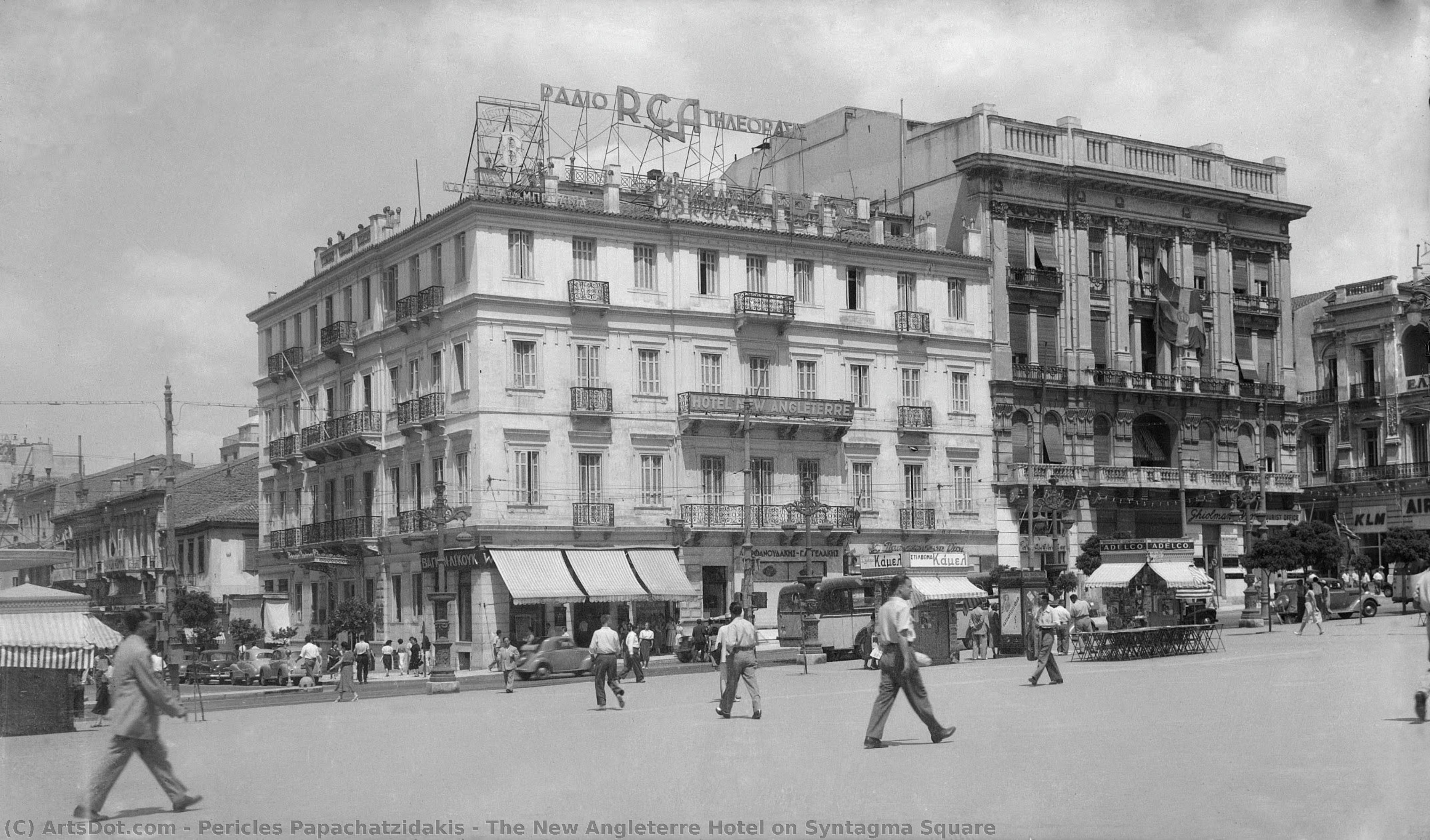 The New Angleterre Hotel On Syntagma Square — Pericles Papachatzidakis