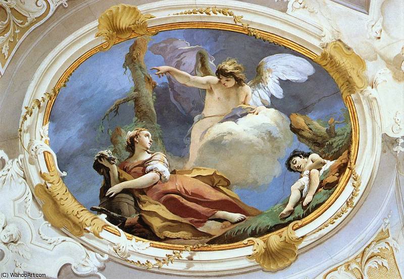 Palazzo Patriarcale Hagar In The Wilderness — Giambattista Tiepolo