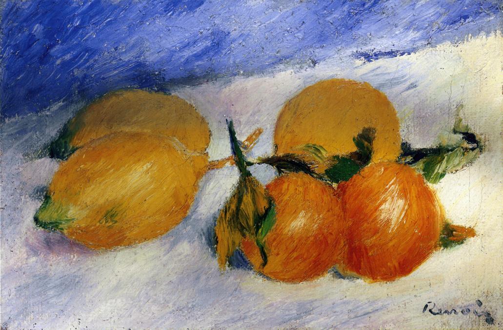 Stillleben Mit Zitronen Und Orangen — Pierre-auguste Renoir