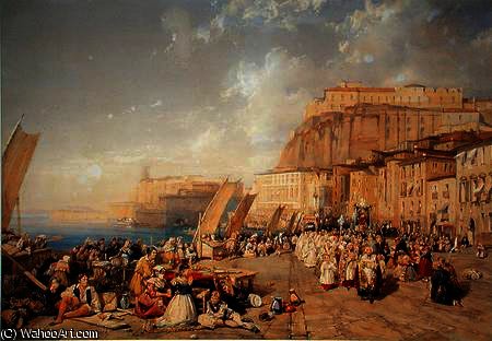 Procession On The Feast Of Corpus Christi — James Duffield Harding