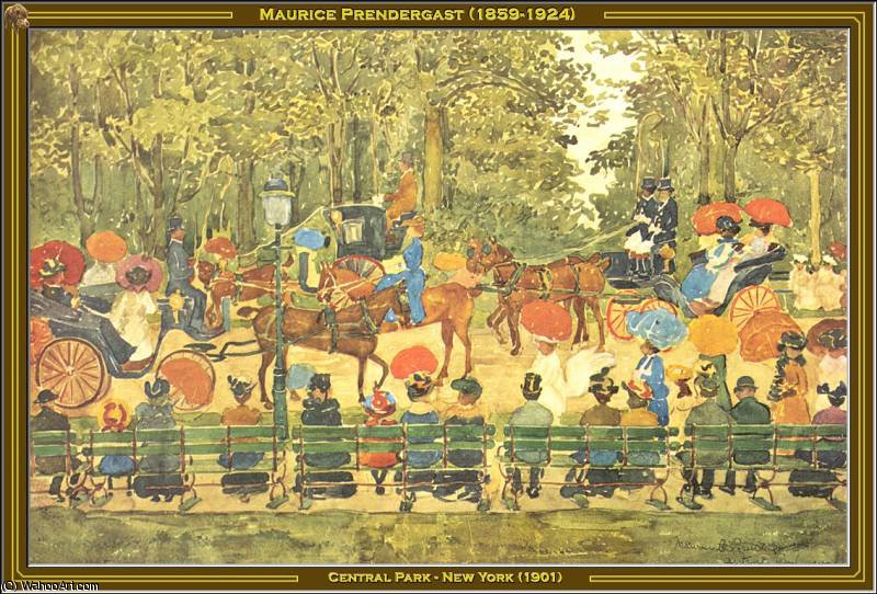 Central Park-new York — Maurice Brazil Prendergast