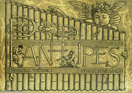 Cover Design Of 'pan-pipes' — Walter Crane