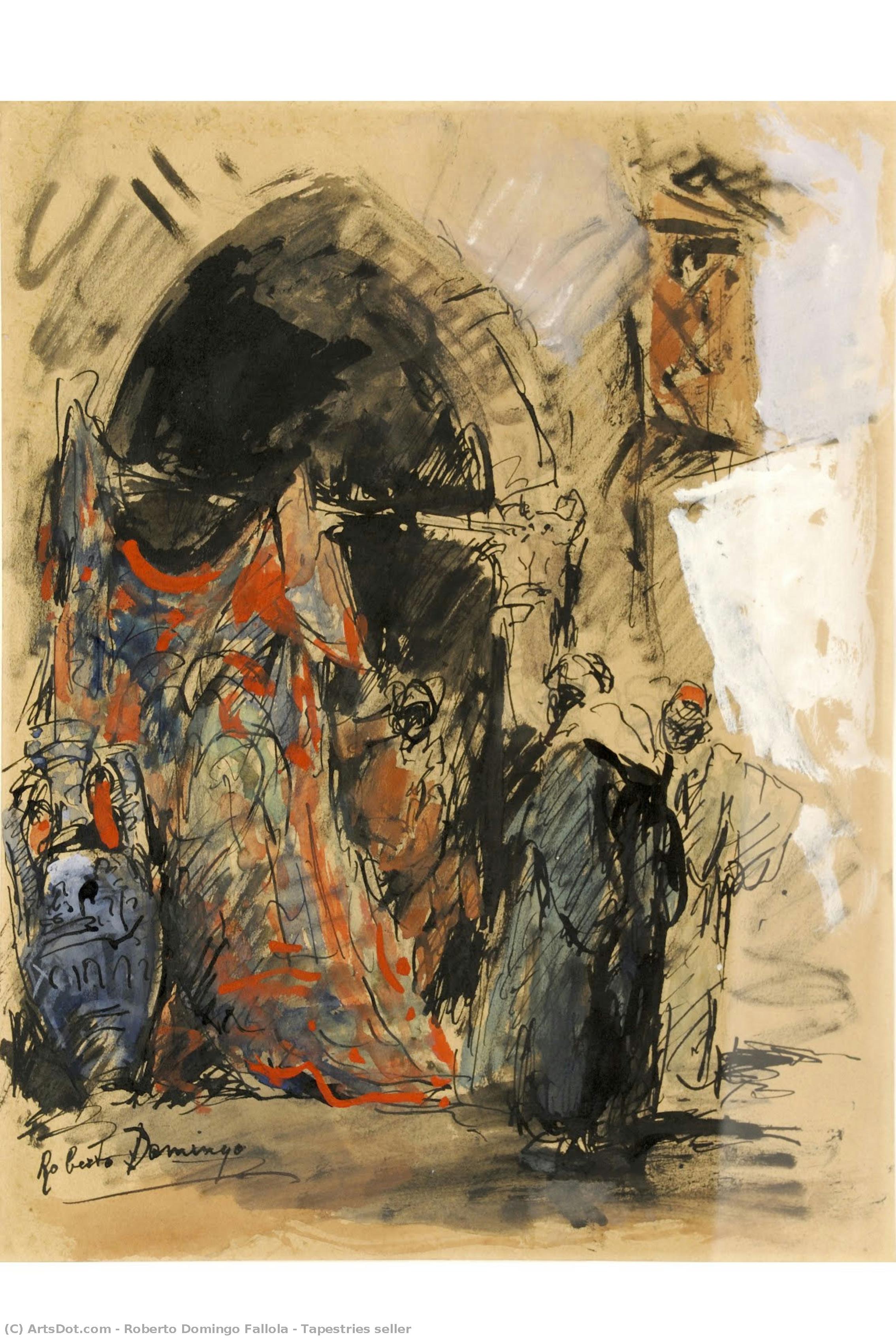 Tapestries Seller — Roberto Domingo Fallola