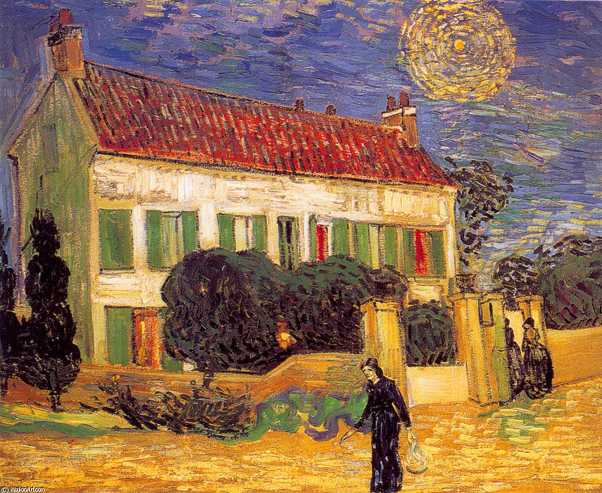 White House At Night — Vincent Willem Van Gogh