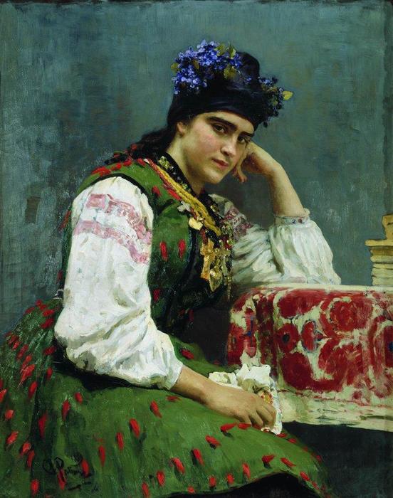 Portrait Of Sophia Dragomirova — Ilja Jewgenjewitsch Repin