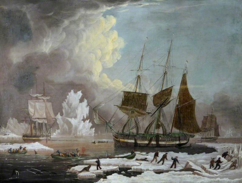 Hull Whaler 'harmony' (after William John Huggins) — James H Wheldon