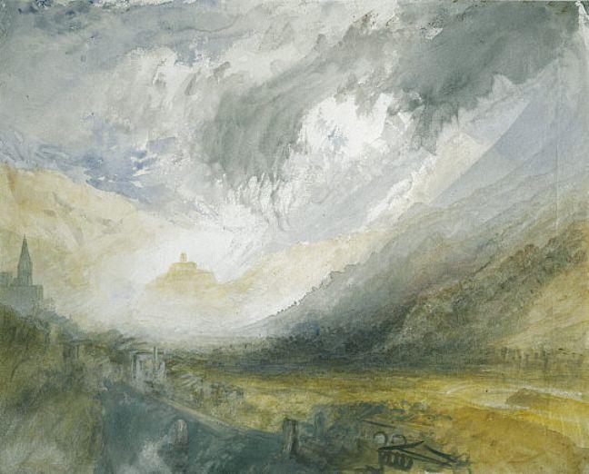 Sion, Capital Of The Canton Valais — Joseph Mallord William Turner