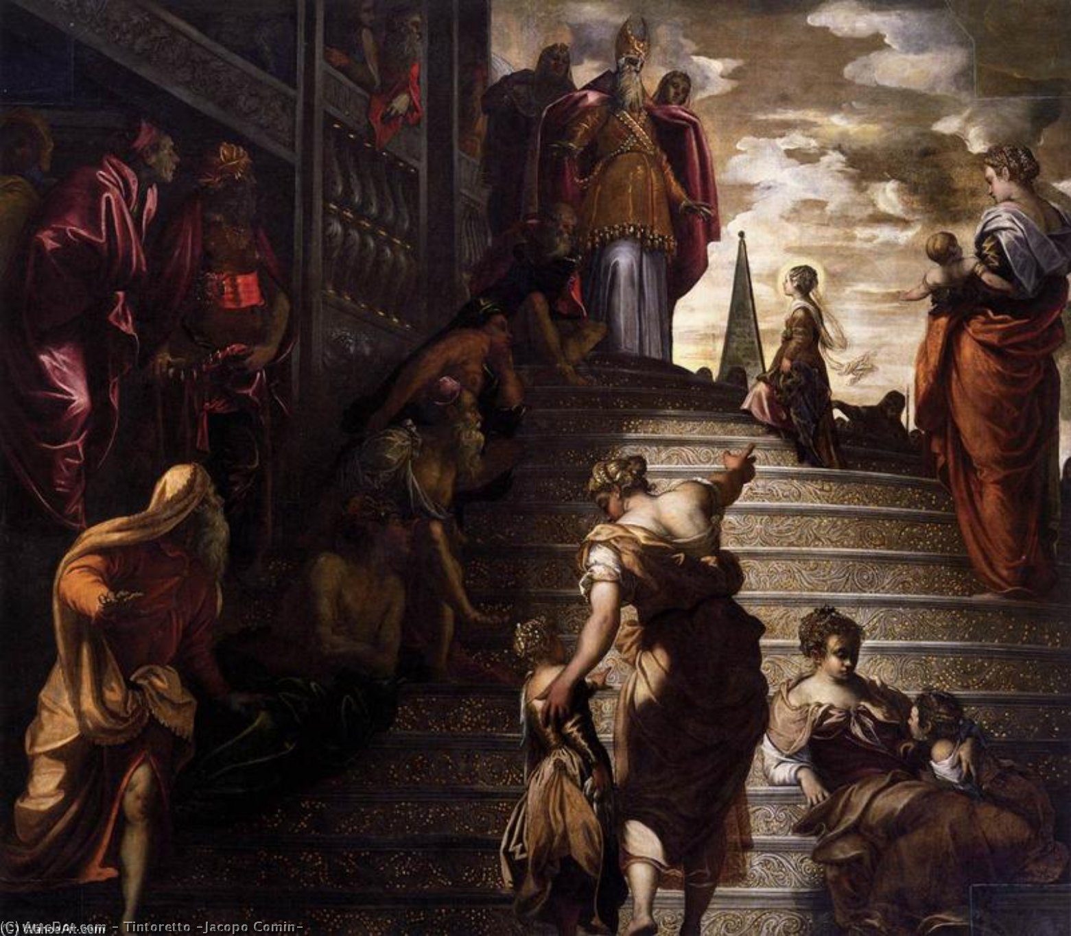 The Presentation Of The Virgin — Jacopo Tintoretto