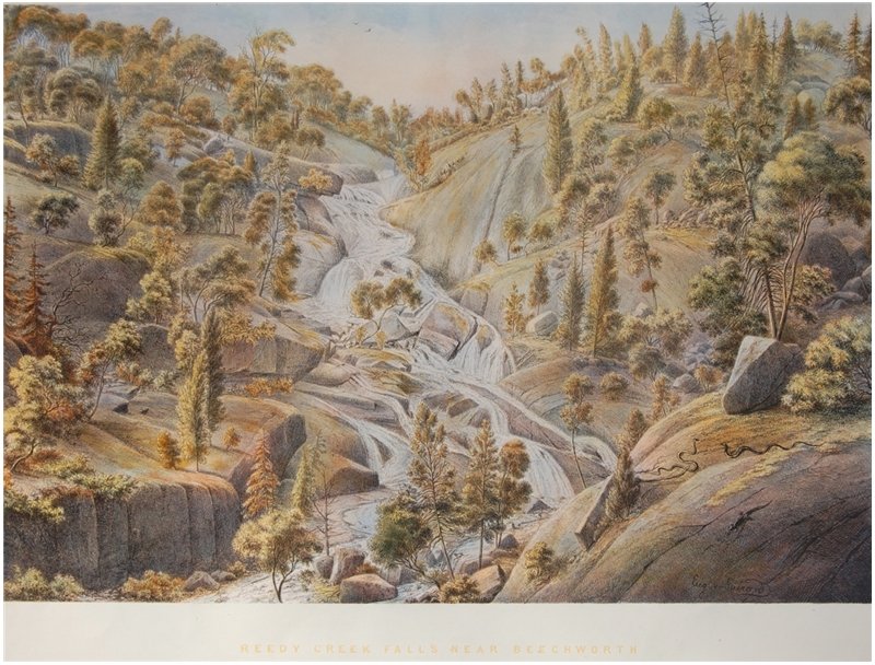 Reedy Creek Falls, Near Beechworth — Eugene Von Guérard