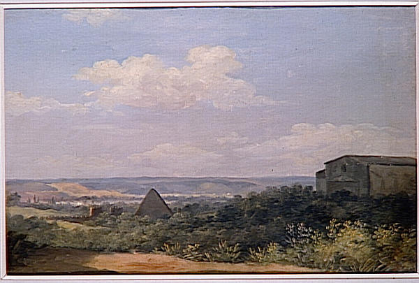 La Pyramide De Cestius A Rome — Pierre-henri De Valenciennes