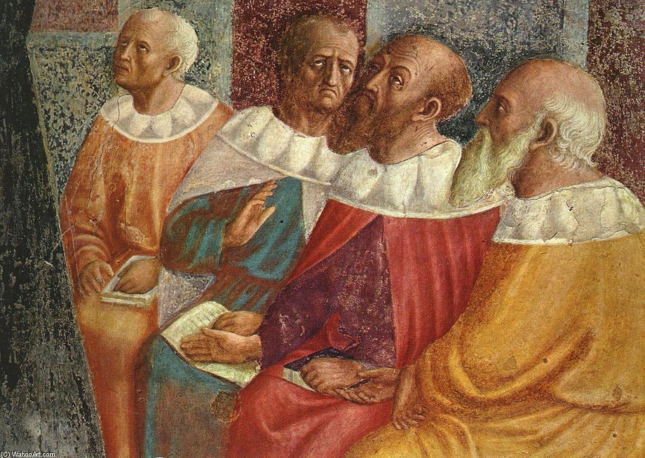 The Philosophers Of Alexandria (detail) — Masolino Da Panicale