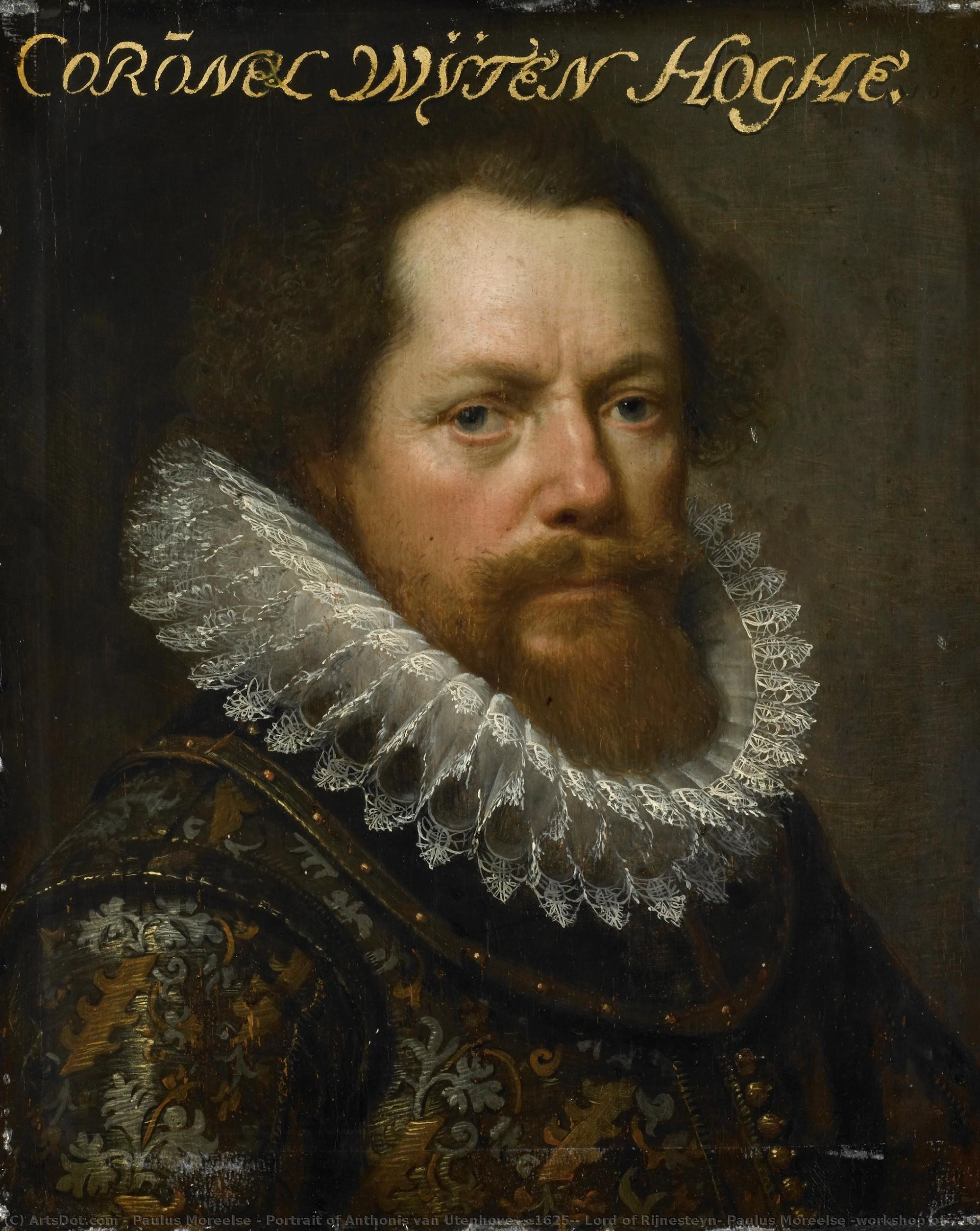 Portrait Of Anthonis Van Utenhove (?-1625), Lord Of Rijnesteyn, Paulus Moreelse (workshop Of), 1619 — Paulus Moreelse