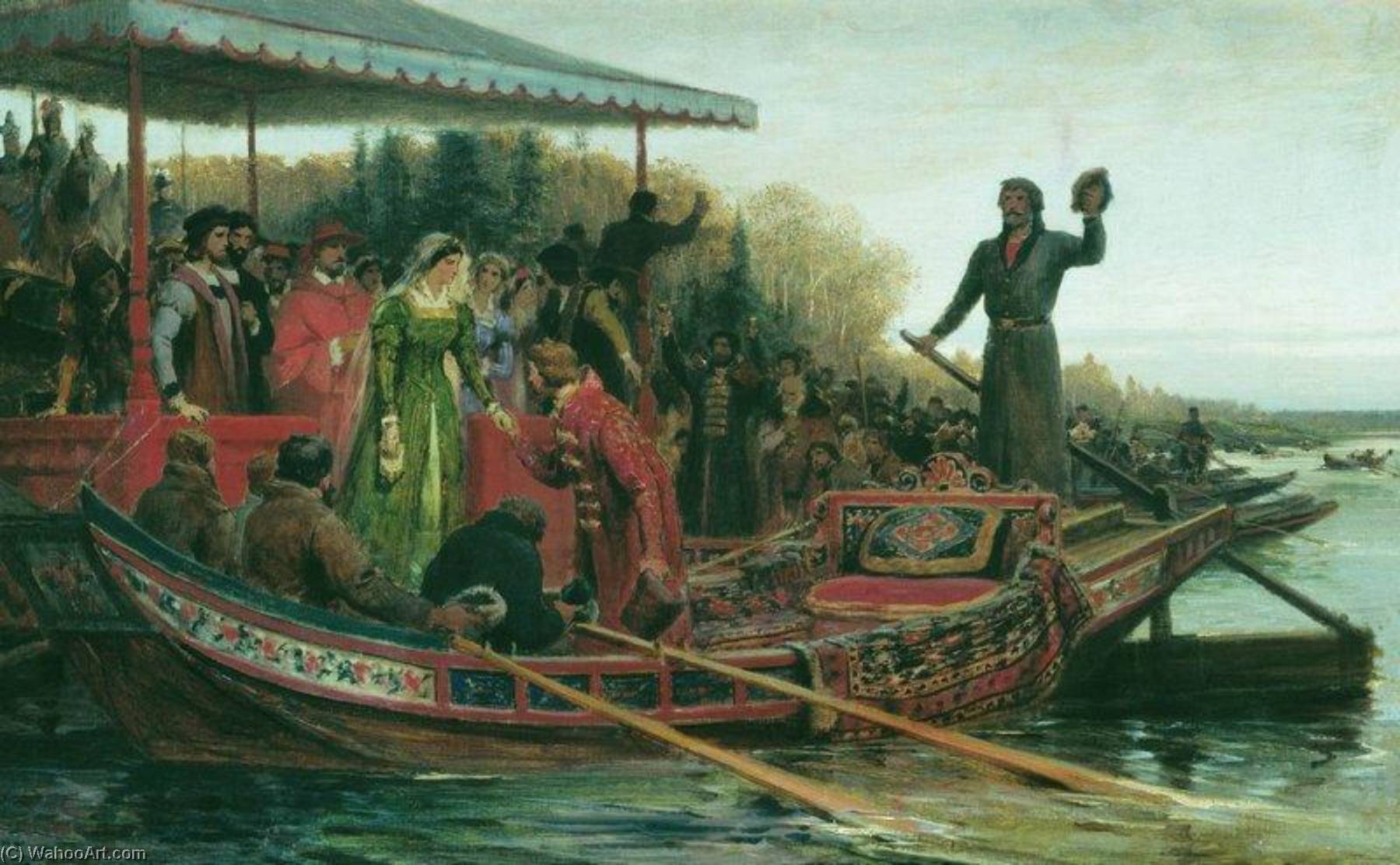 Greeting The Princess — Fedor Bronnikov
