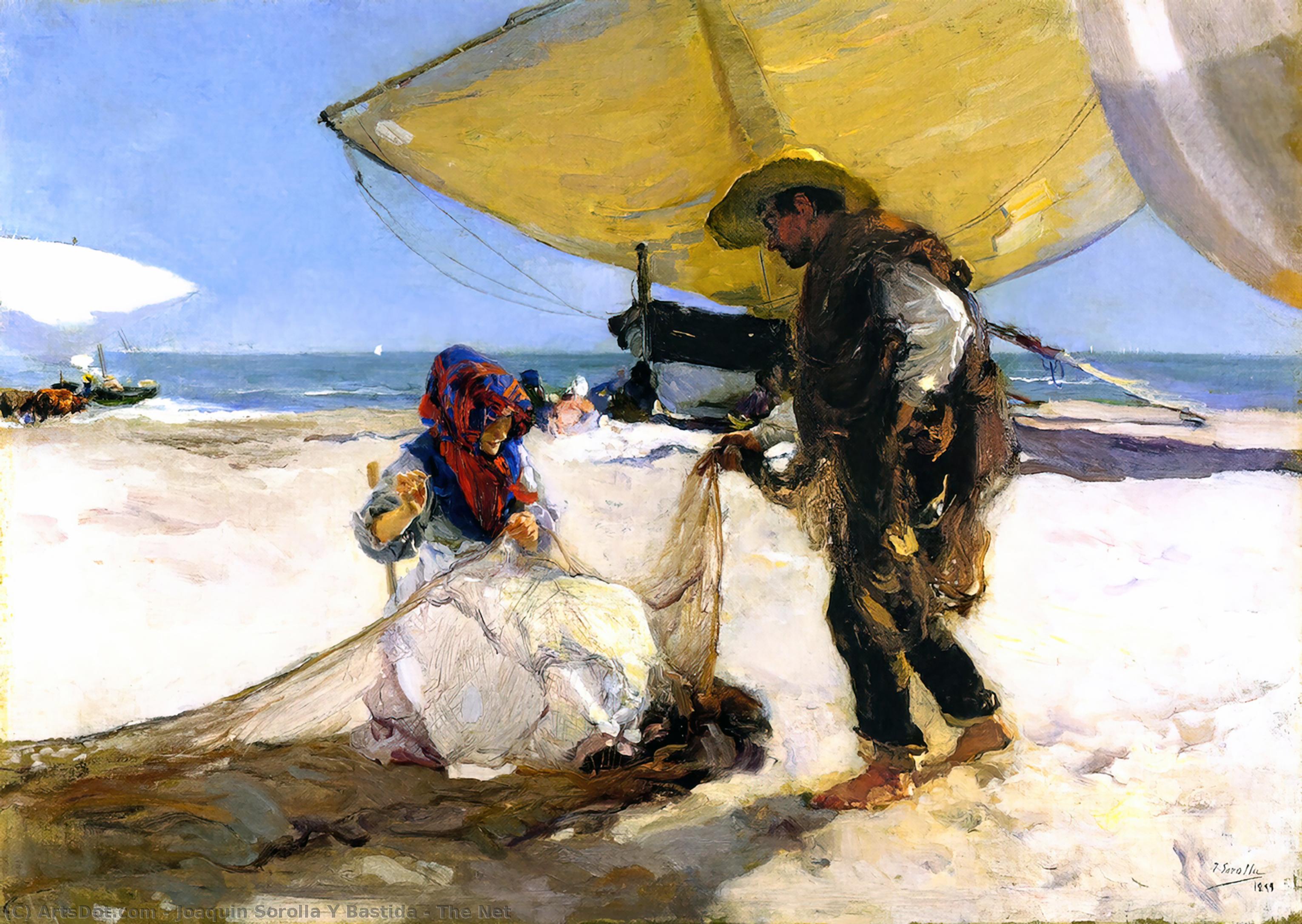 The Net — Joaquín Sorolla Y Bastida