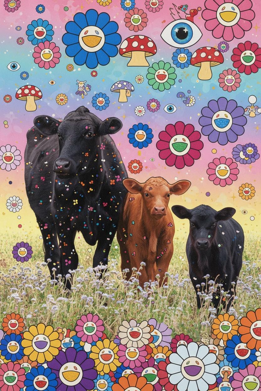 Ephemeral Pasture, Celestial Bloom - Unique Edition — Jacques Villedieu