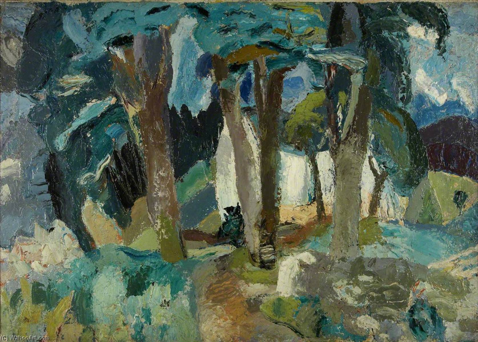 Landscape, Longniddry — Уильям Джордж Гиллес