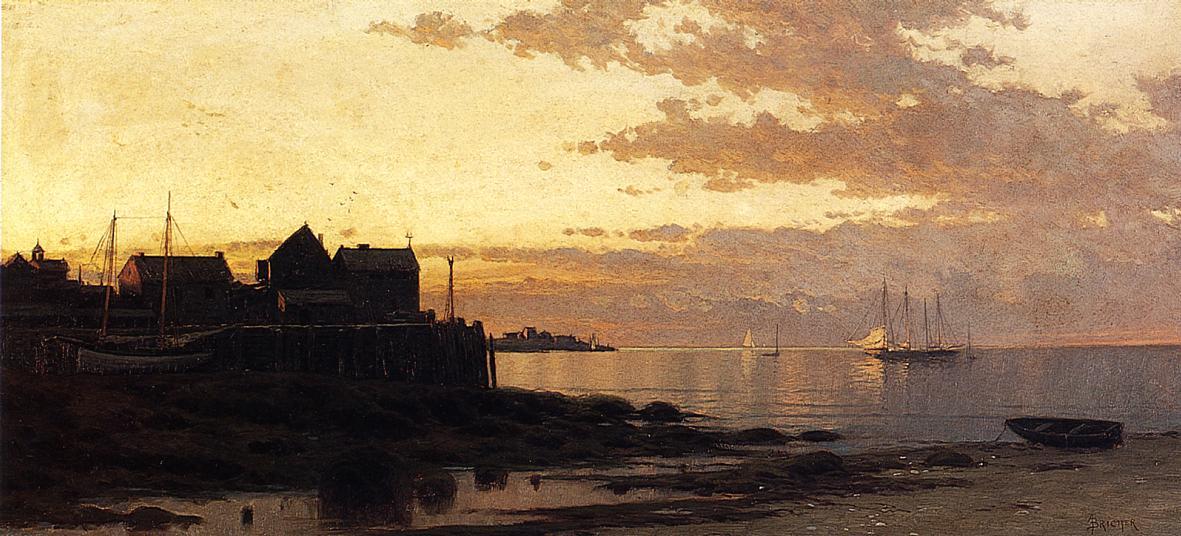 Sunset Over The Bay — Alfred Thompson Bricher
