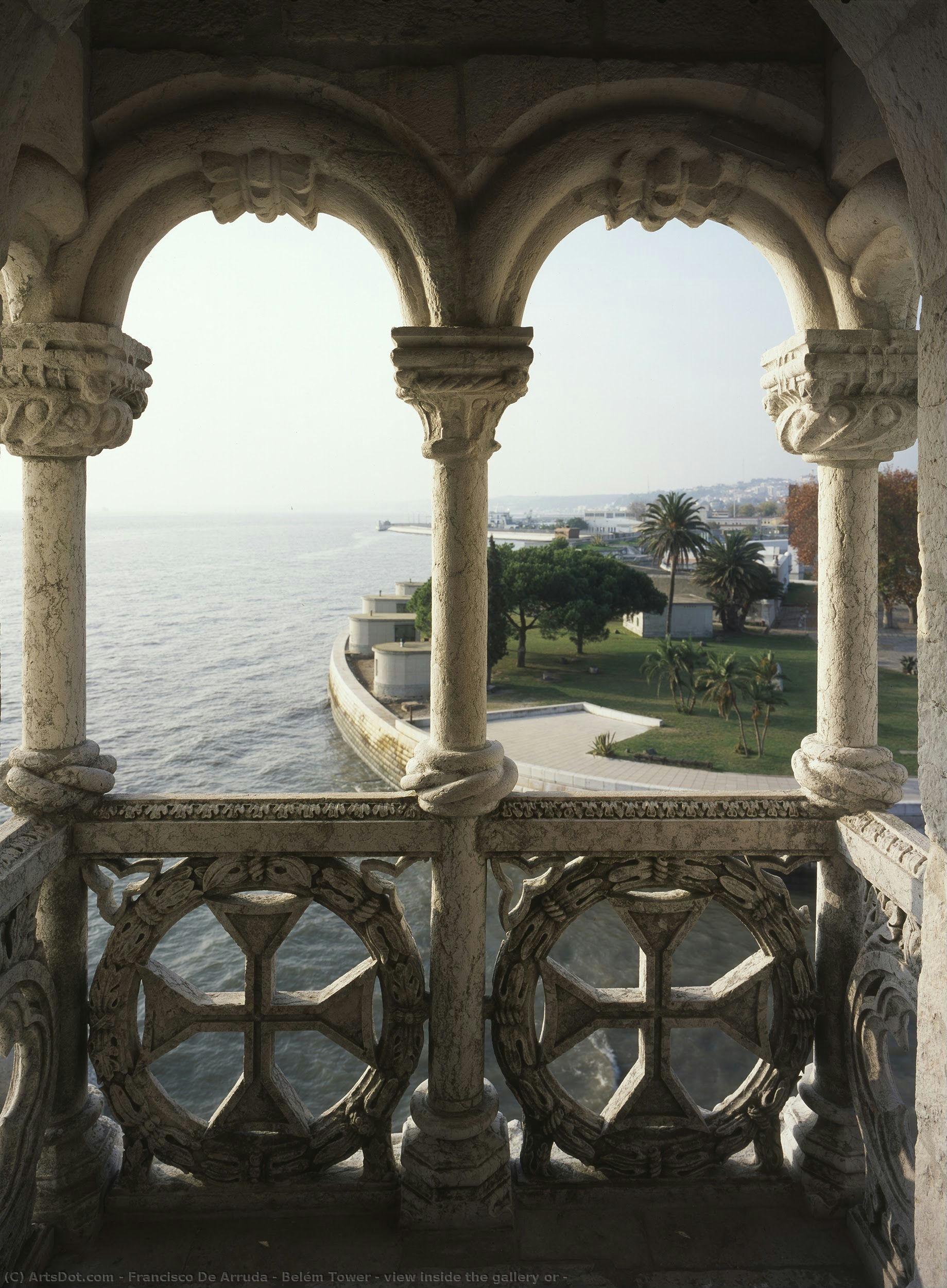 Belém Tower - View Inside The Gallery Or — Francisco De Arruda