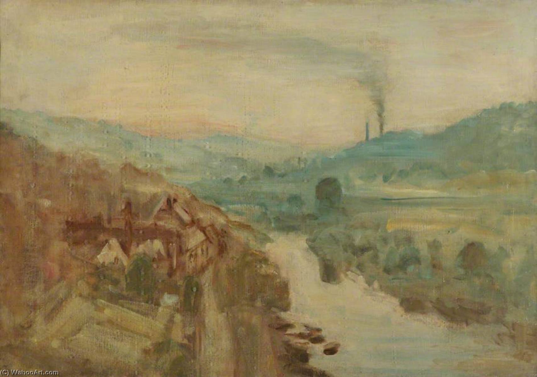 A View Of Ironbridge, Shropshire — Philip Wilson Steer