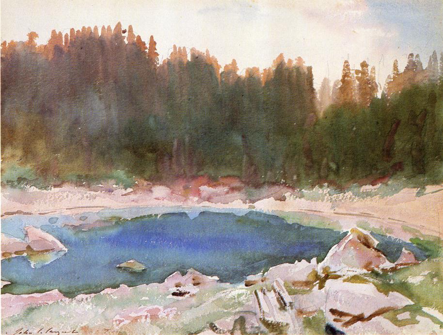 Lake In The Tyrol — John Singer Sargent