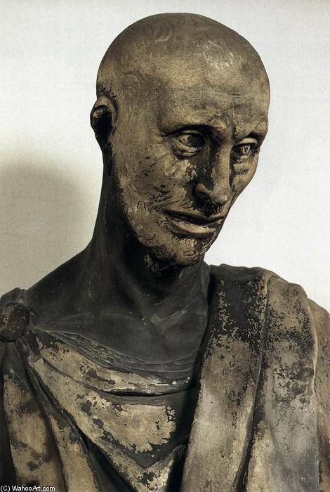 Prophet Habakkuk (detail) — Donatello