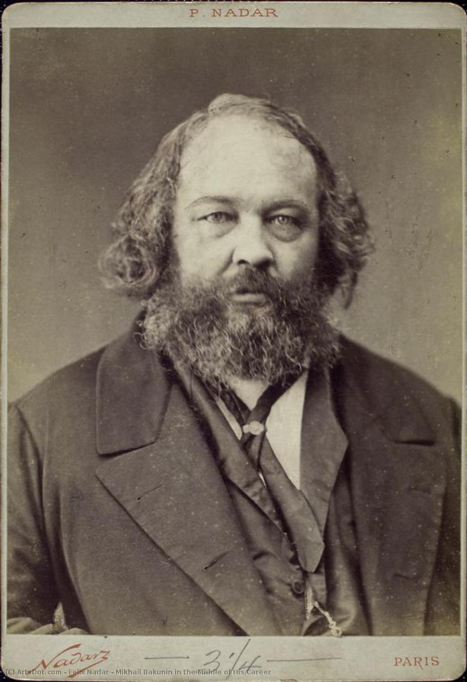 Mikhail Bakunin In The Middle Of His Career — Félix Nadar