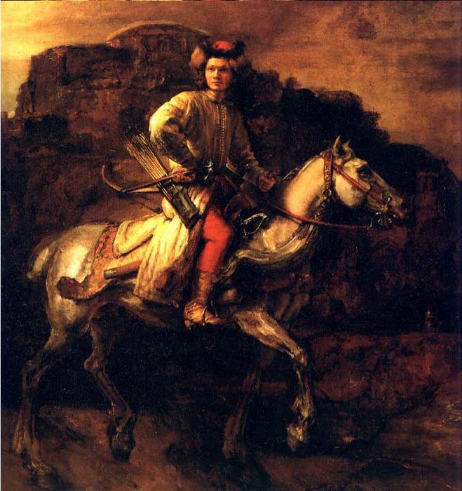 Cavalier Polonais Fils Prodigue, Newyork — Rembrandt Van Rijn