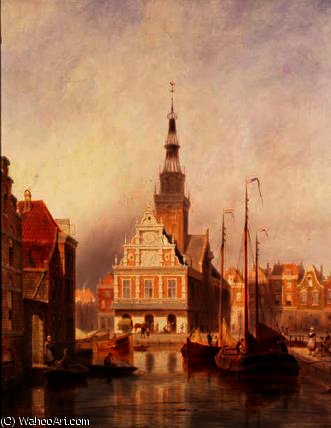 The Weighing House, Alkmaar Of Holland — Pieter Cornelis Dommerson