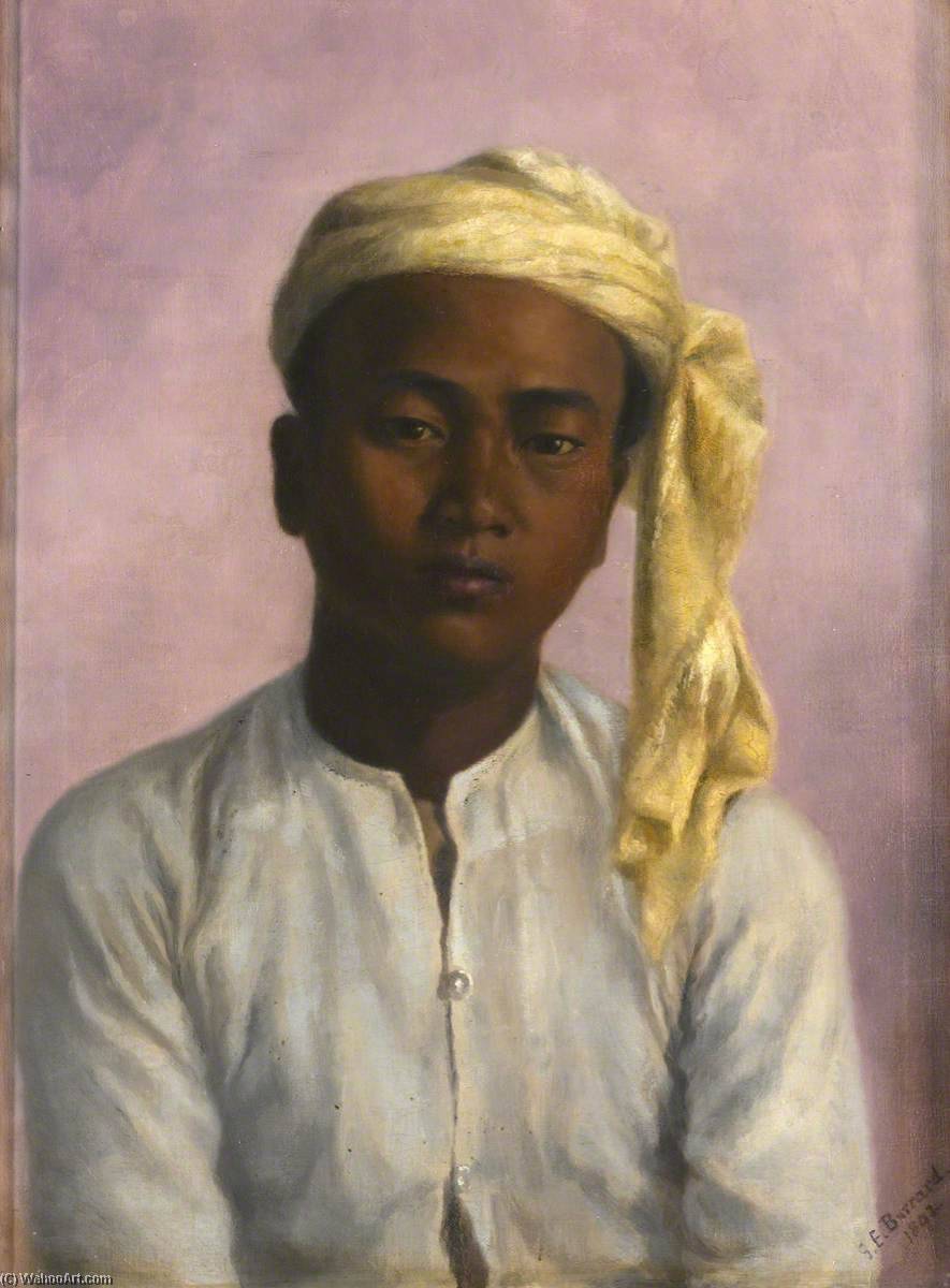 Maung Pe, A Chaprasi (messenger) In The Triangulation Survey Party (brought From Burma By Captain C. F. Close, Re) — Gertrude Ellen Burrard