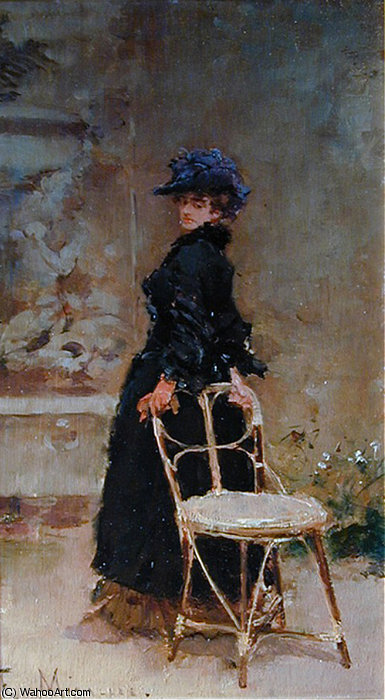 Lady In Interior — Francisco Miralles Galup