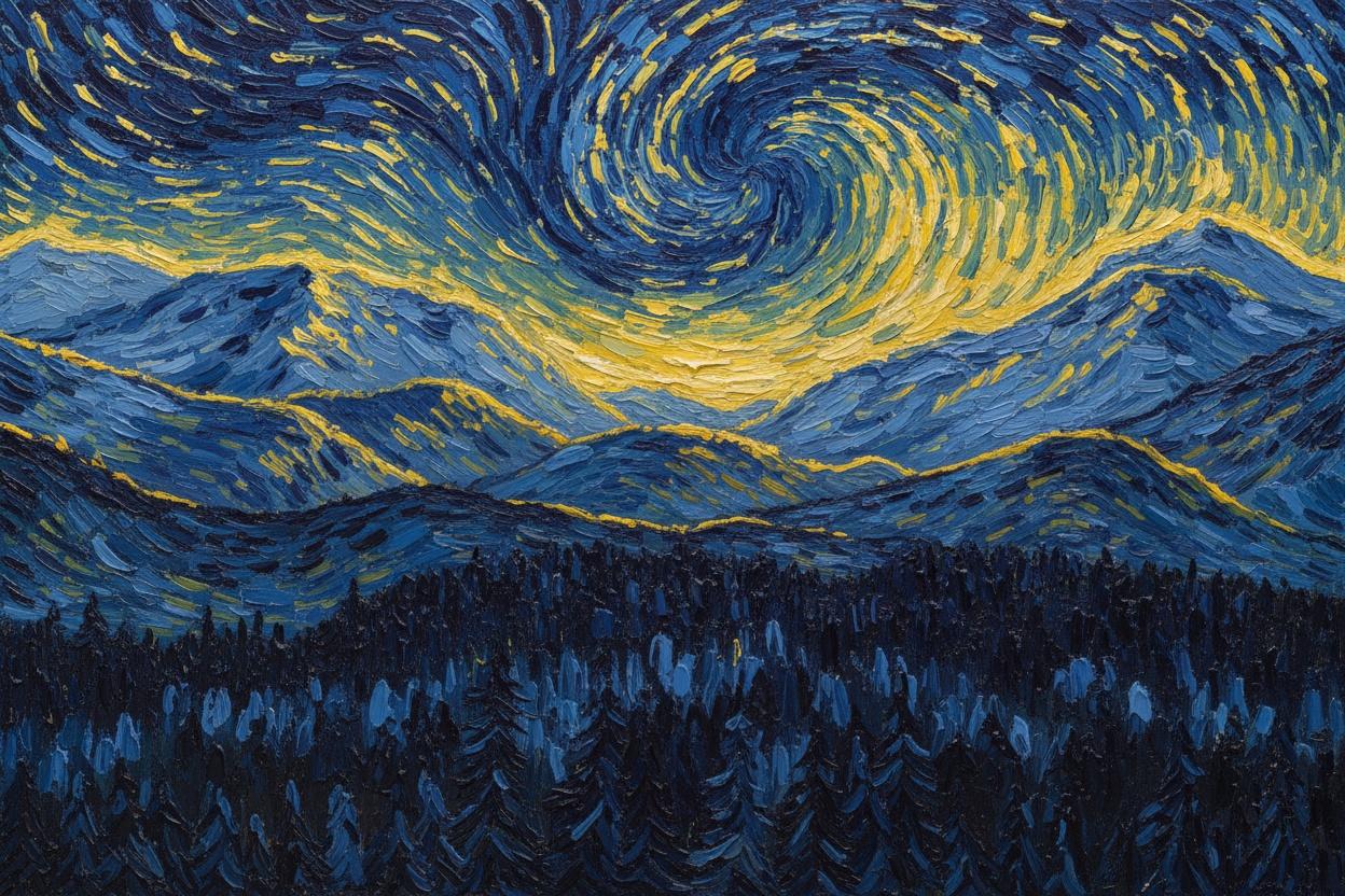 Celestial Resonance: The Cobalt Nocturne — Camille Guérin