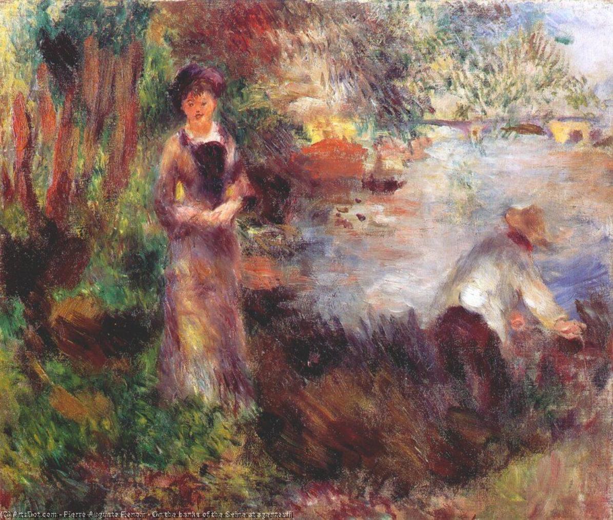 Am Ufer Der Seine Bei Argenteuil — Pierre-auguste Renoir