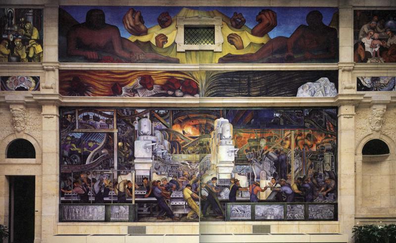Detroit Industry, Nordwand — Diego Rivera