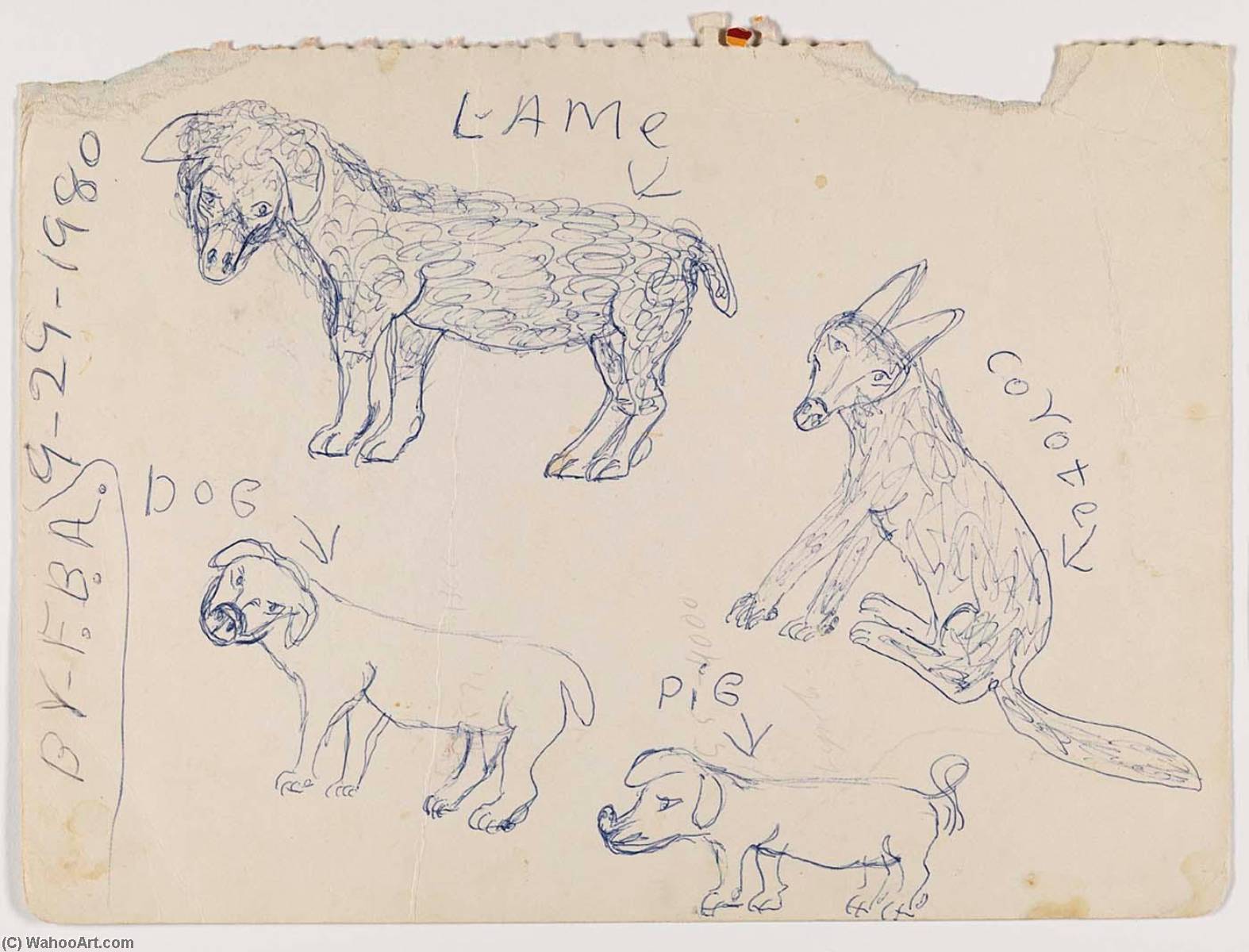 Untitled (sketches Of Animals) — Felipe Archuleta