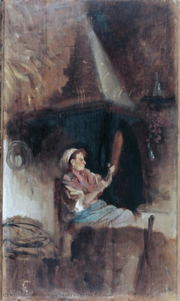 By The Fireplace — Джузеппе Де Нитис