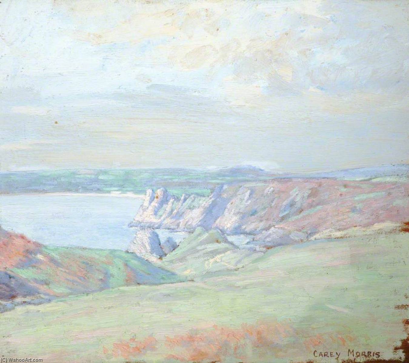 Three Cliffs Bay Gower, Morning — Carey Boynes Morris