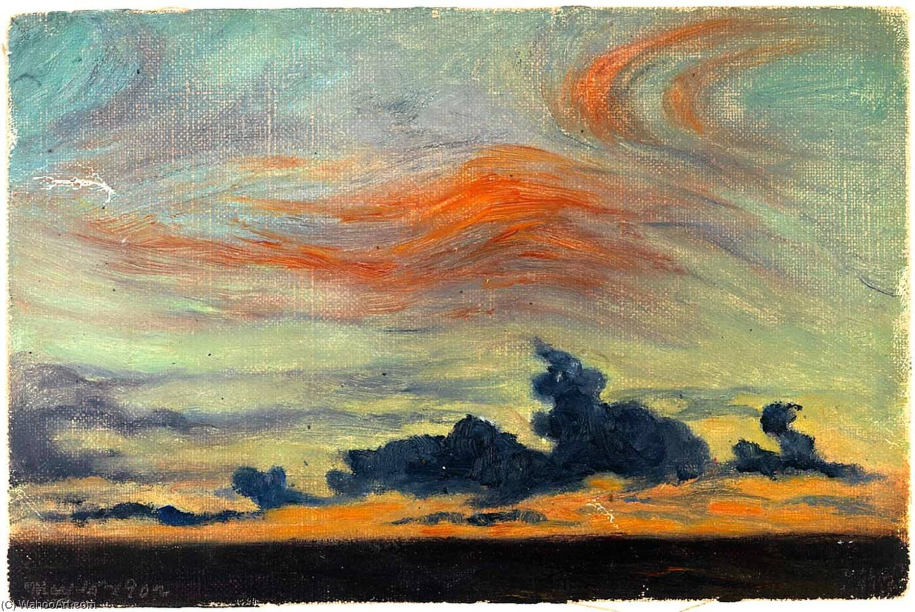 Equatorial Sunset Clouds, Atlantic Ocean — Frank Wilbert Stokes