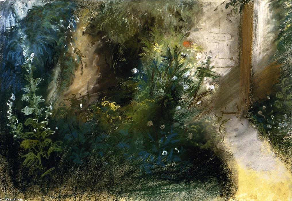 A Garden Path At Augerville — Эжен Делакруа