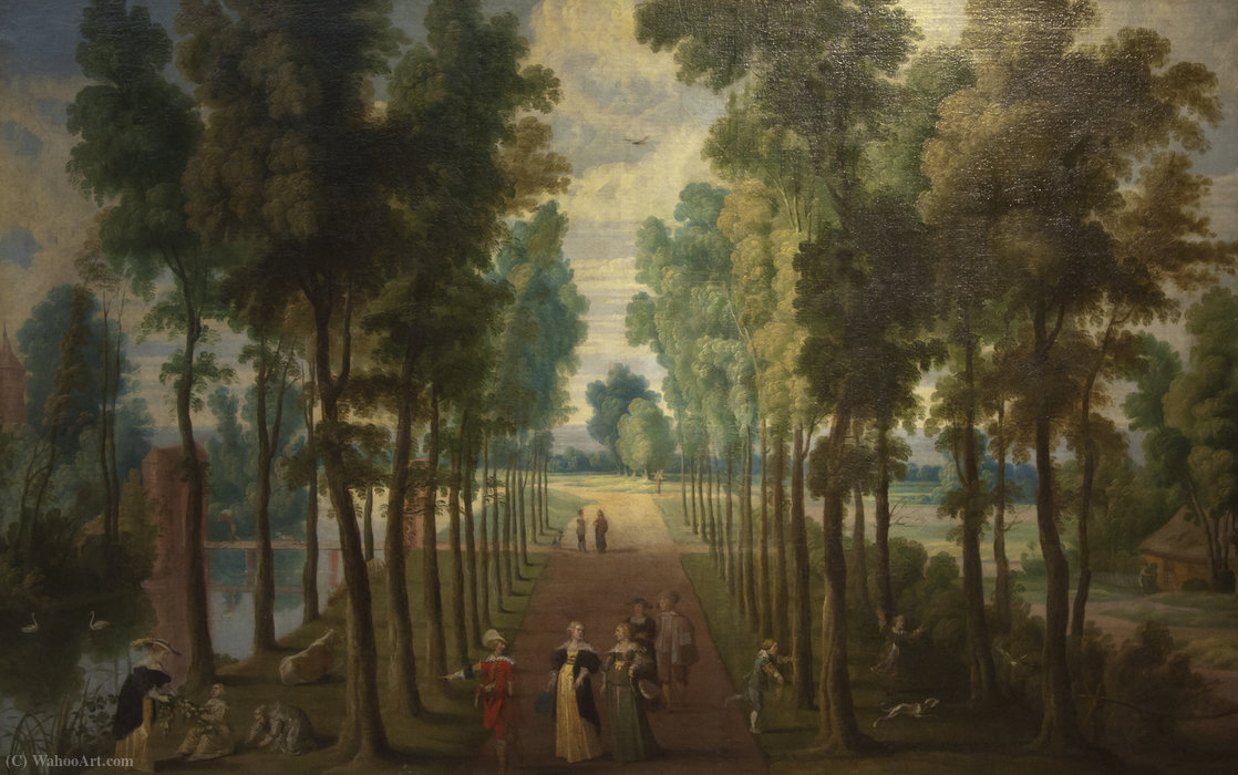Road On The Bank Of The Stream — Jan Wildens