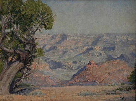 Morning Sunshine Near Kaibab Trail, (painting) — Mary Agnes Yerkes