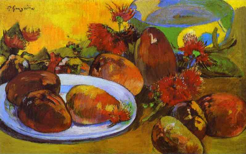 Still Life With Mangoes — Eugène Henri Paul Gauguin