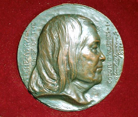 Vincent, N Che Askwe, Chief Of The Coeur D'alênes — Olin Levi Warner
